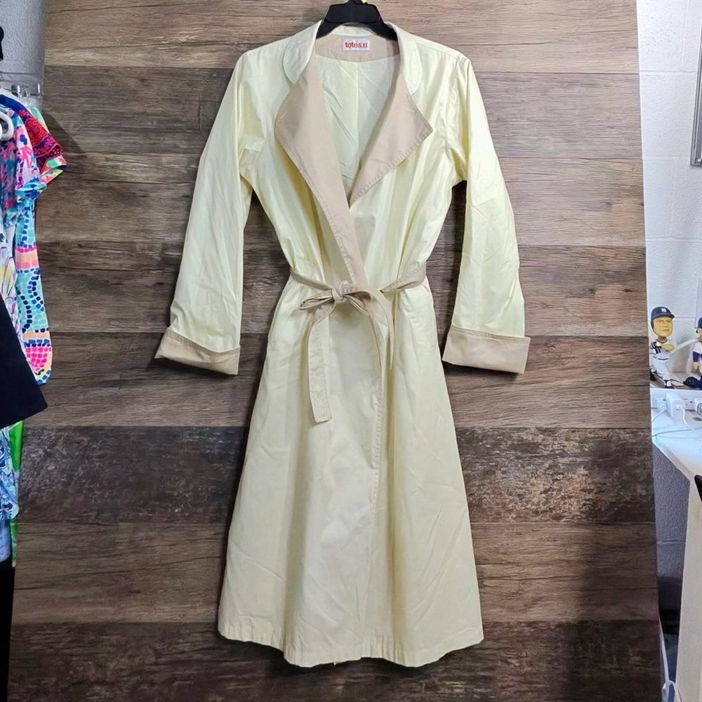 Totes II Cream and Tan Women's Coat Jacket